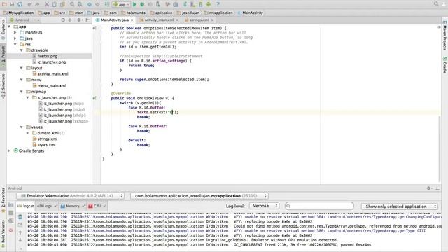 Capítulo 14 - Interacción con Botones, TextView, ImageView смотреть онлайн