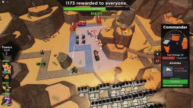 Solo Canyon with Tuber and Zed - Roblox Tower Battles смотреть онлайн