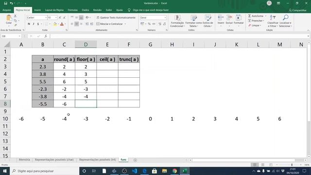 Aula 14 - Funções aritméticas pré-definidas (round, floor, ceil, trunc) смотреть онлайн