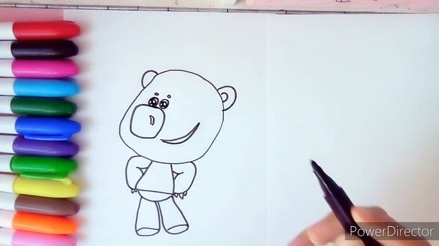 Рисую Кешу из мультика "Мимимишки". смотреть онлайн