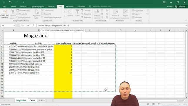 50 Corso Excel: Magazzino carico-scarico (8) | Daniele Castelletti | Maggiolina смотреть онлайн