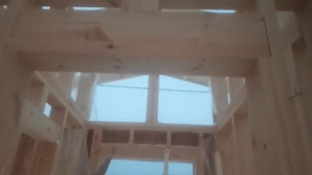 Дубль дом, финишные работы по внутренниму фасаду, монтаж стропил и террасы смотреть онлайн