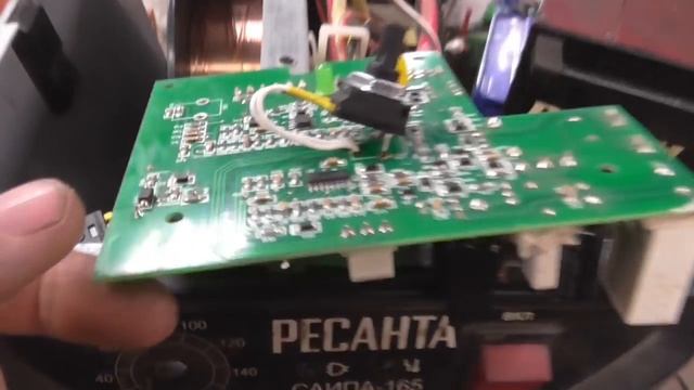 САИПА-165. Гуляет напряжение (ток) и скорость подачи проволрки. Ремонт смотреть онлайн