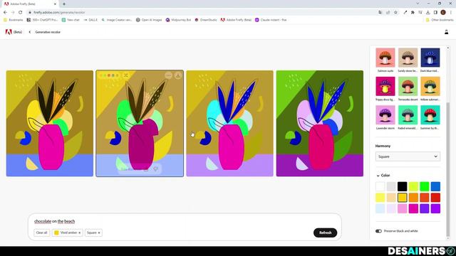 10 - Generative Vector Recolor In Firefly Illustrator смотреть онлайн
