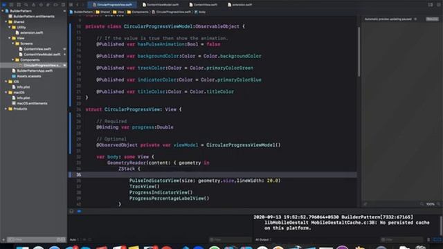 SwiftUI Builder Pattern смотреть онлайн