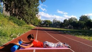 Пилатес с роллом. Средний уровень