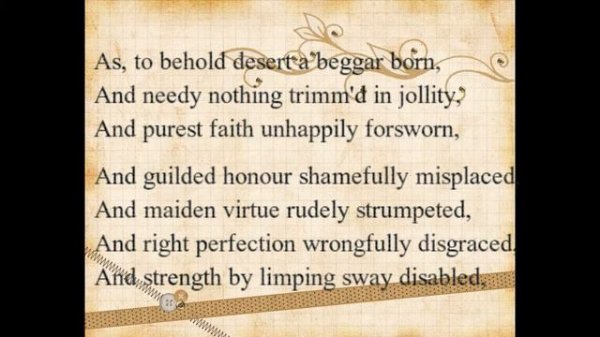 Sonnet 66 - William Shakespeare (by reader: Vu Thi Ngoc)