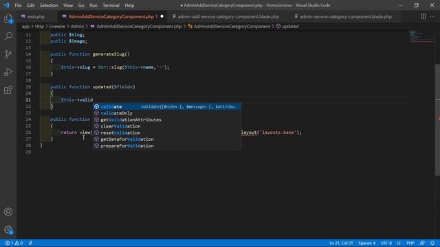 Laravel 8 Project Home Services - Admin Add New Service Category смотреть онлайн