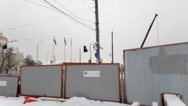 СП-б. Стрелка Васильевского острова. 23.01.2022. смотреть онлайн