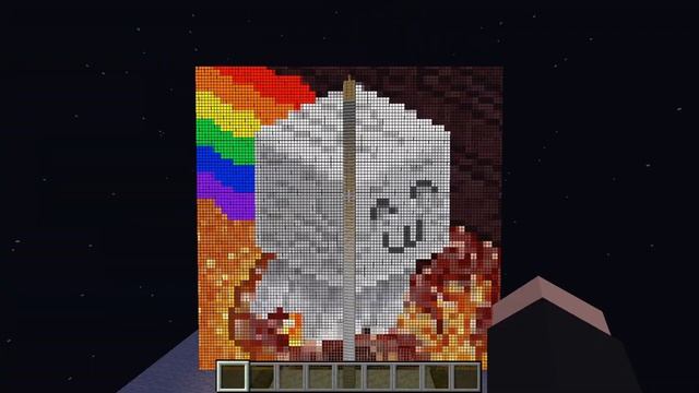 Hologram in Minecraft using custom named armor stands смотреть онлайн