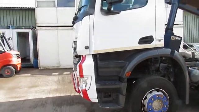 MERCEDES AROCS 3245 8X4 STEEL BODY TIPPER REG: WX15 YJD смотреть онлайн