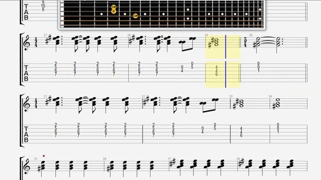 Beatles The Don 't Let Me Down GUITAR 3 TABLATURE смотреть онлайн