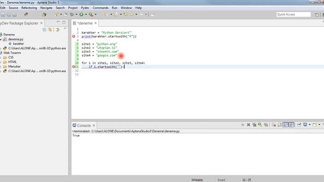 ENDSWITH STARTSWITH ISUPPER ISLOWER COMMANDS IN PYTHON Turkish Video Tutorial смотреть онлайн