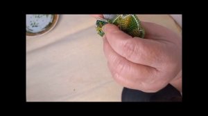 Брошь «Черная смородина» из бисера и бусин МК