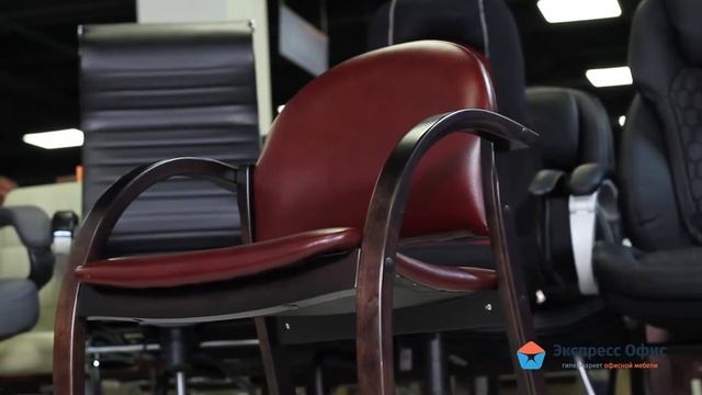 Обзор офисного стула Джуно орех темный плюс смотреть онлайн