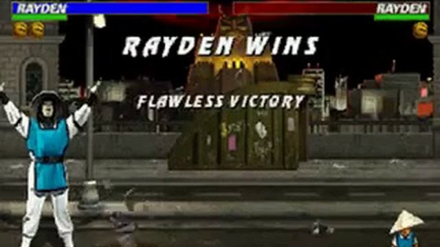 Бесплатные игры онлайн Mortal Kombat Trilogy Babality Raiden смотреть онлайн