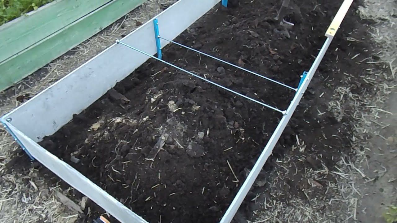 11 Грядка из шифера своими руками. смотреть онлайн