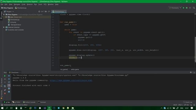Программирование игр Pygame #2: Образ персонажа, анимация прыжка, координаты дисплея смотреть онлайн