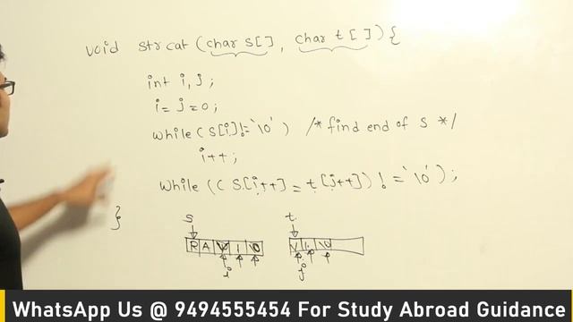 P and DS | Strings | Write a c program using strcat | Ravindrababu Ravula | Free GATE CS Classes смотреть онлайн