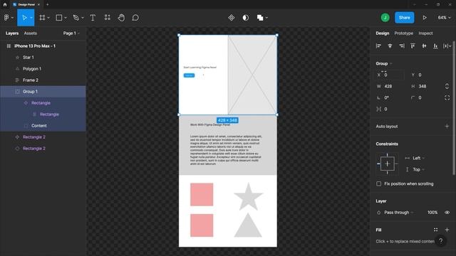 Figma Tutorial Preview: Work With Figma Design Panel смотреть онлайн