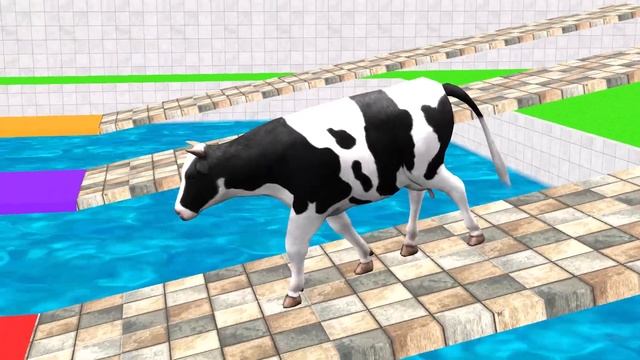 Animal Crossing Fountain With Gorilla Mammoth Elephant Cow Tiger Choose The Right Door Game Video смотреть онлайн