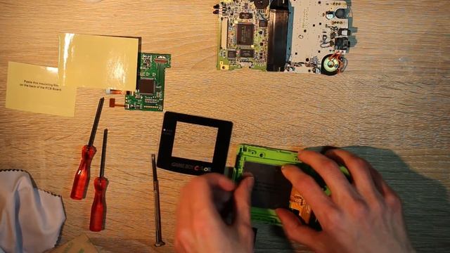 Game Boy Color Backlight Mod Installation смотреть онлайн
