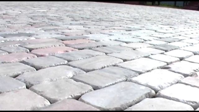 Саянкамень. Брусчатка на набережной в Тыве смотреть онлайн