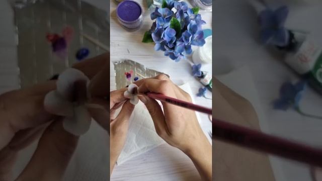 мк по лепке Гортензии смотреть онлайн