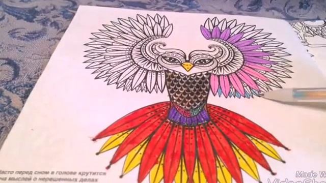 раскрашиваем вместе #1 Сова смотреть онлайн