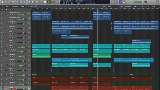 Logic Pro X rock song смотреть онлайн