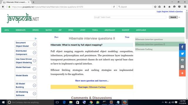 Hibernate: What is meant by full object mapping?
| javapedia.net смотреть онлайн
