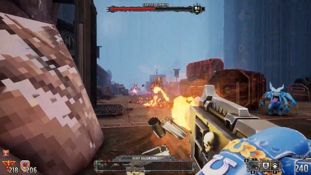 Warhammer 40.000: Boltgun - E1M6: Venerable Bastion (All Secrets / Exterminatus Diff.) смотреть онлайн