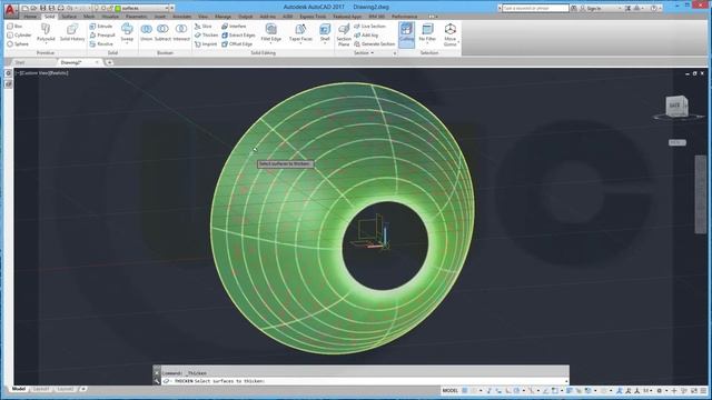 Plastic basket - simple solution - Autocad 2017 Training - Part Design смотреть онлайн