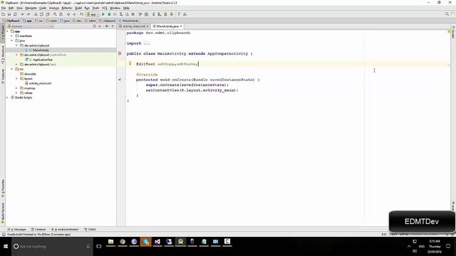 Android Studio Tutorial - Clipboard смотреть онлайн