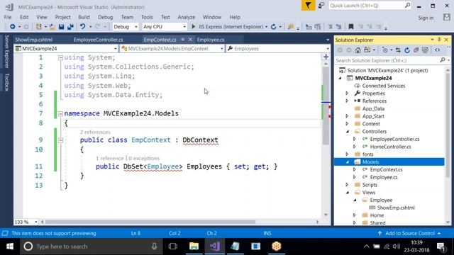 ASP.NET MVC Tutorials | IIS Hosting Code First Example | Onlineit turorials смотреть онлайн