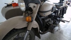 Замена замка зажигания на мотоцикле Урал.