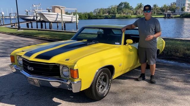 Rare Daytona Yellow 1972 Chevrolet Chevelle SS454! смотреть онлайн