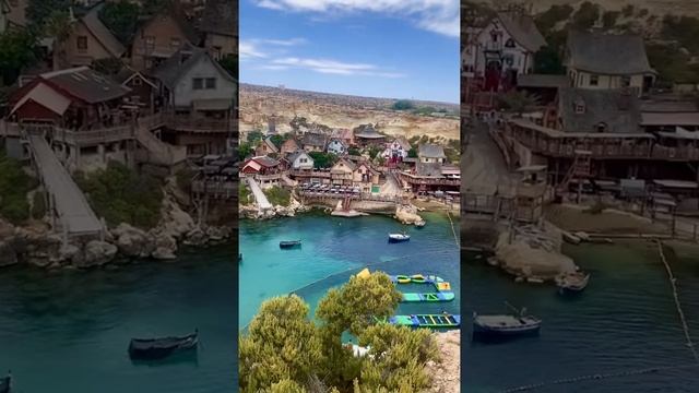 Popeye village..super cool destination to visit while in Malta. #malta #popeye #village смотреть онлайн