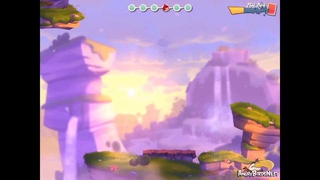 Angry Birds 2 Level 350 Cobalt Plateaus Fluttering Heights 3 Star Walkthrough смотреть онлайн