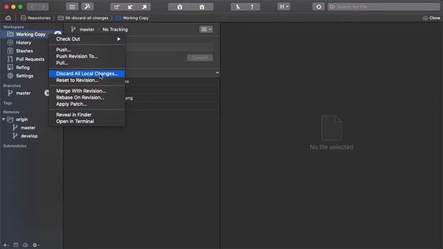 Surviving with Git #4: Discarding All Local Changes смотреть онлайн
