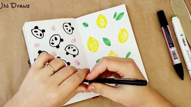 ЛИМОНЫ Оформление ЛД Как нарисовать Простые Рисунки в Скетчбук, Личный Дневник, Блокнот смотреть онлайн
