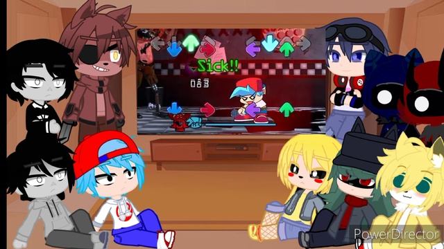 Character React To FNF Mod Part 1: Funking Catalogue [song : Think], FNAF Week P смотреть онлайн