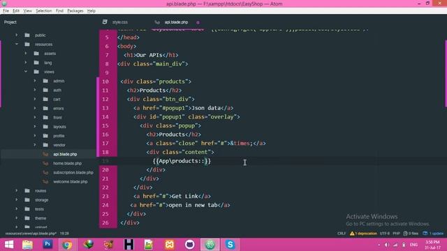#3 Pure CSS Popup-Box | Build a RESTfUll APIs | Modal Box With CSS3 | Shopping Cart in Laravel 5 смотреть онлайн
