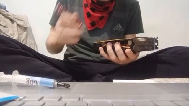 Замена Термо Пасты #radeon_rx570