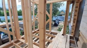 каркасный пристрой к дому