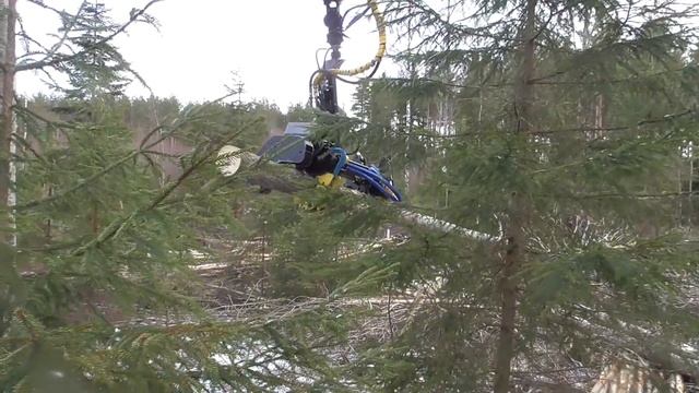 FINN-URSUS 914DL Turbo + PATU 655 + ARBRO SYKEHARVESTERI osa II смотреть онлайн