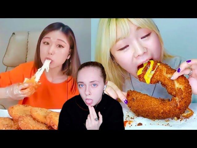 ЧТО ЭТИ КОРЕЙЦЫ СЕБЕ ПОЗВОЛЯЮТ? | реакция на корейцев в асмр и мукбанг №32 смотреть онлайн