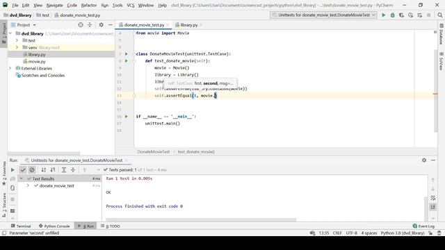 Test-Driven Development (TDD) in Python #2 - Assert First & See The Test Fail смотреть онлайн