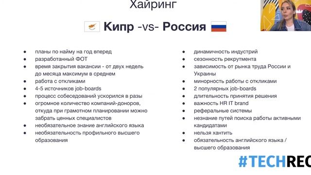 Полина Капитонова - Международный рекрутмент на примере Кипра