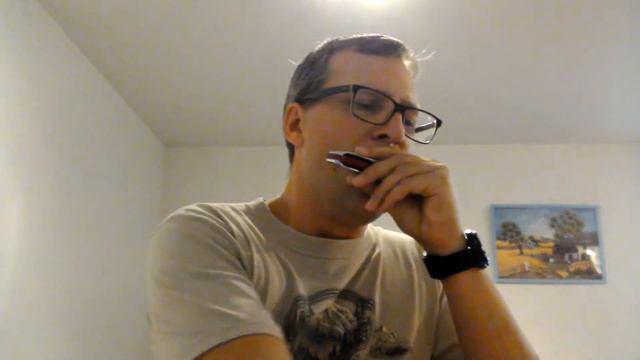 Copland's Hoedown - Shortened and Simplified for solo diatonic harmonica (better video) смотреть онлайн